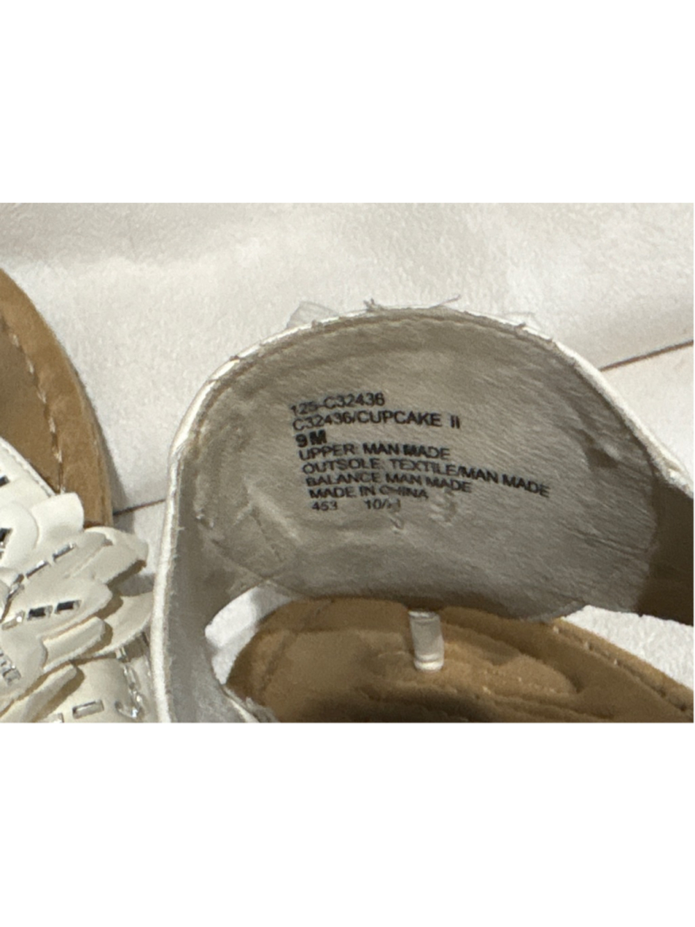 Women's Cliffs by White Mountain White Brown Sandals Size 9 - Picture 6 of 6